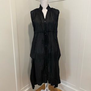 Elegant Black Swim Coverup